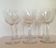 Ensemble de 6 verres en cristal