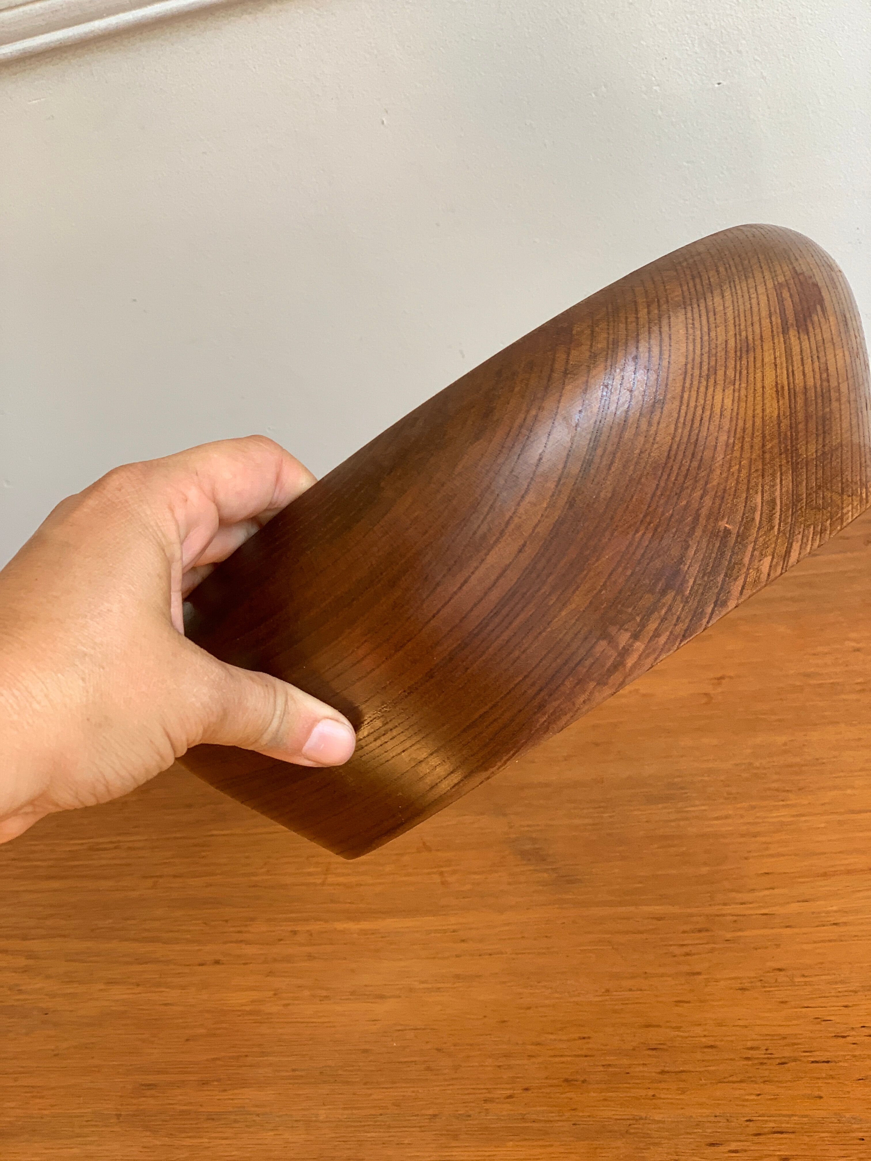 Teak salad bowl
