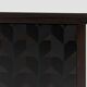 Brutalist Oak Craftsmanship Sideboard, 1960s/70s, Germany, Brass Accents