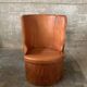 Scandinavian Swedish pine log stump chair "kubbstol" 1970s
