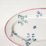 Oval platter from Sarreguemines, Gilbert pattern, early 20th century