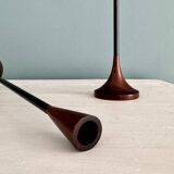 Pair of Scandinavian style candlesticks