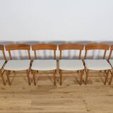 J39 Folkchairs Chairs by Børge Mogensen for Farstrup, 1950s, Set of 6