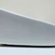 Vintage white glazed ceramic wall shelf