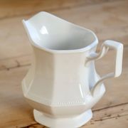 English porcelain milk jug by Johnson Brothers, model Pearl, with design.