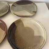 Set of 6 stoneware plates