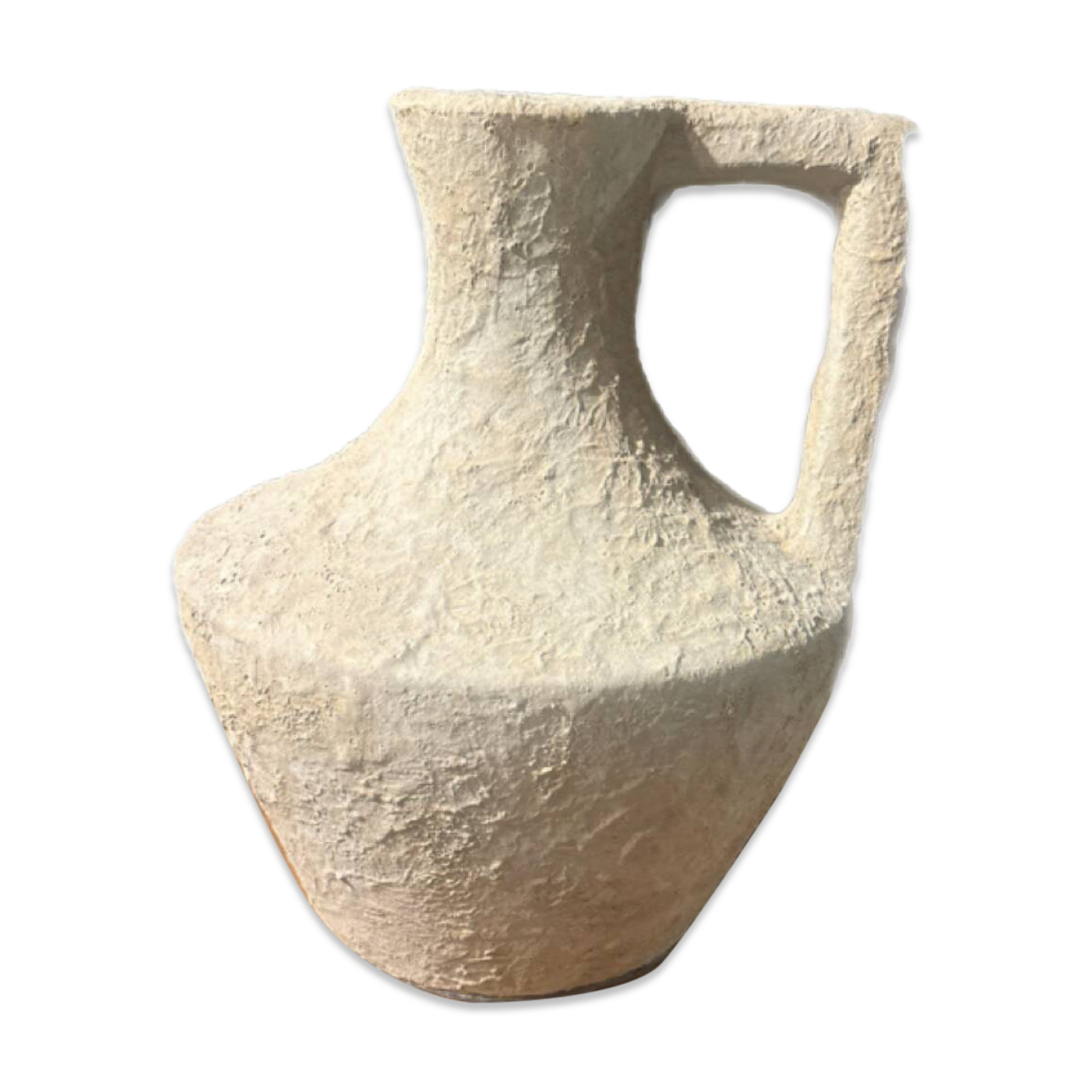 Natural terracotta vase