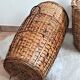 Large wicker basket / high rattan - Rattan pan / wicker XXL
