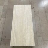 Table basse en travertin - Années 80