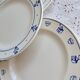 4 mismatched vintage dinner plates - Lot Cutie II
