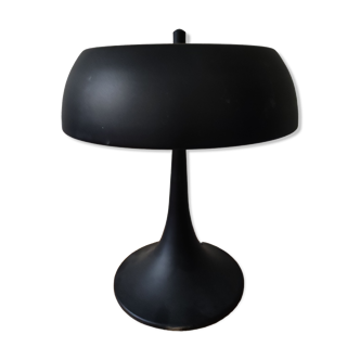 Lamp mushroom foot tulip metal black 3 fires