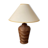 Vintage wicker lamp