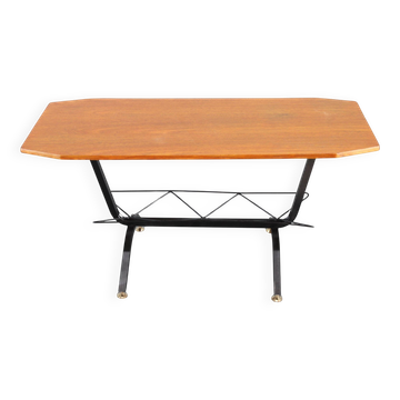 1960s Italian teak coffee or side table