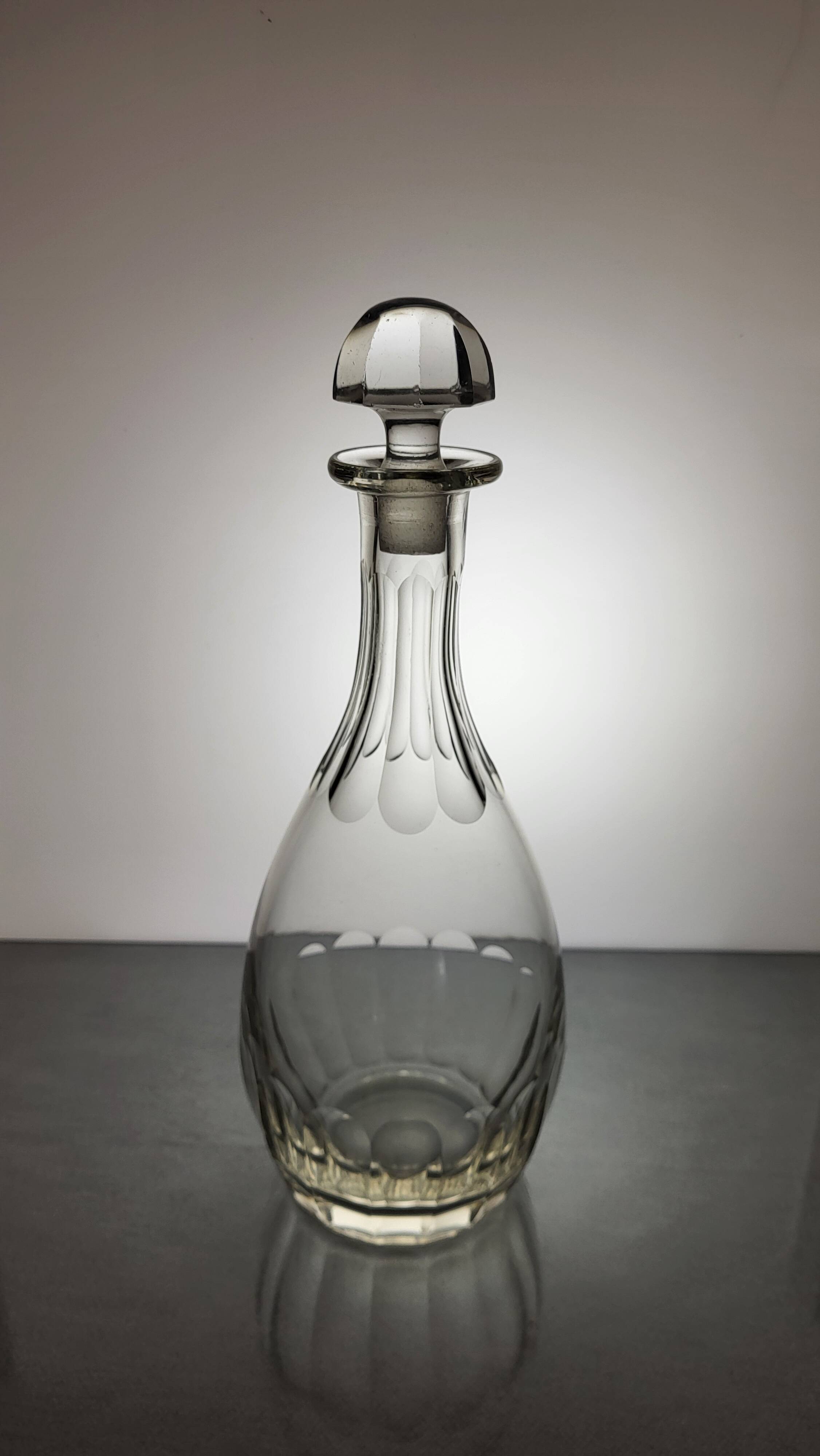 Carafe en cristal Déb. XXème
