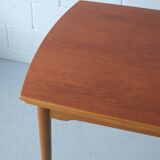 Table à manger en chêne danois et teck