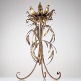 Gilded Metal Planter with Leaves Att. Hans Kögl , Germany, 1970s