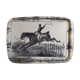 Vintage fiberglass horse tray