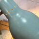 Industrial table lamp / vintage desk lamp mint color l 36 b 27 h 17