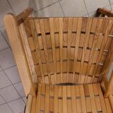 Fan armchair in Scandinavian style locust