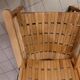 Fan armchair in Scandinavian style locust