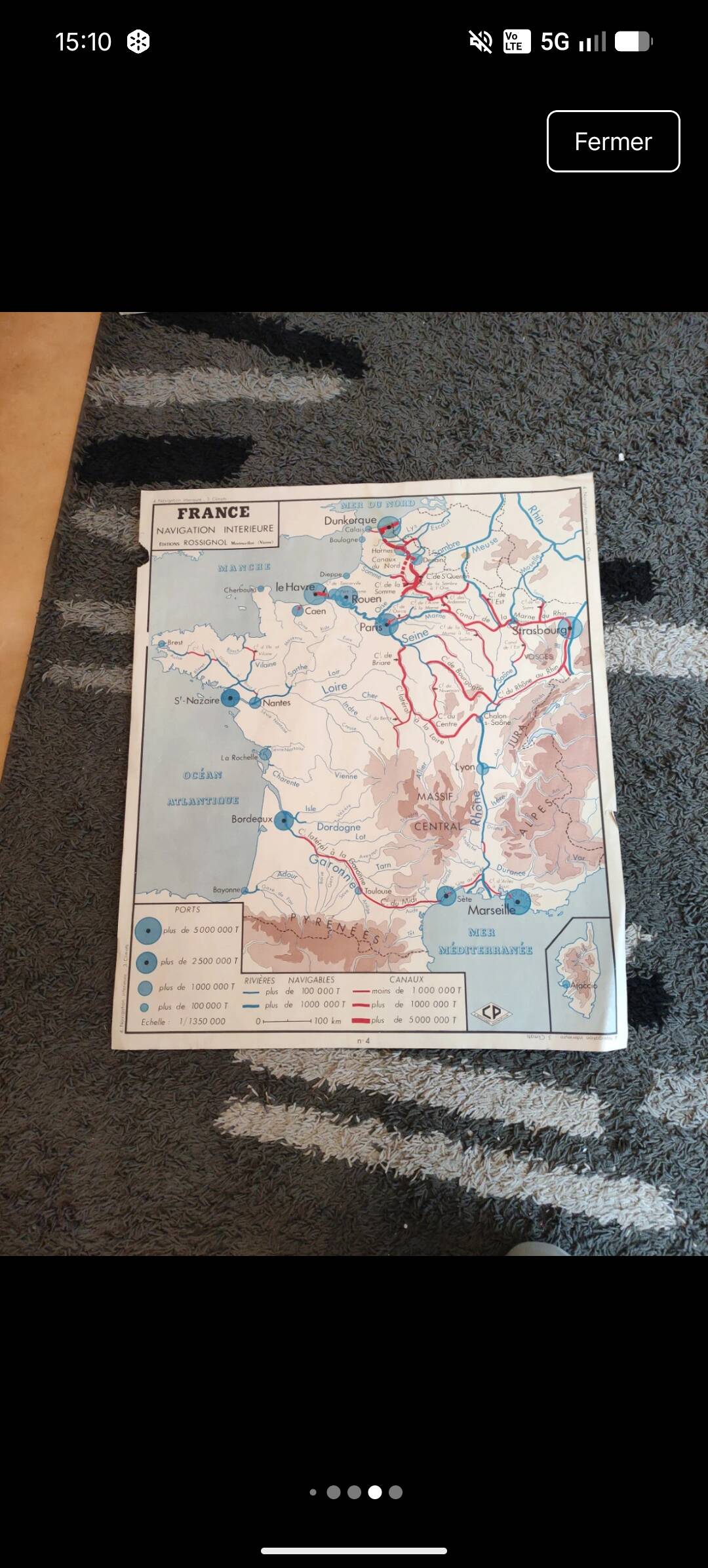 Carte scolaire Rossignol Montmorillon Navigation intérieure, climats