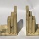 Italian alabaster book ends, 1960s
