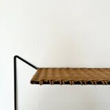 Raoul Guys rattan wall shelf 1950