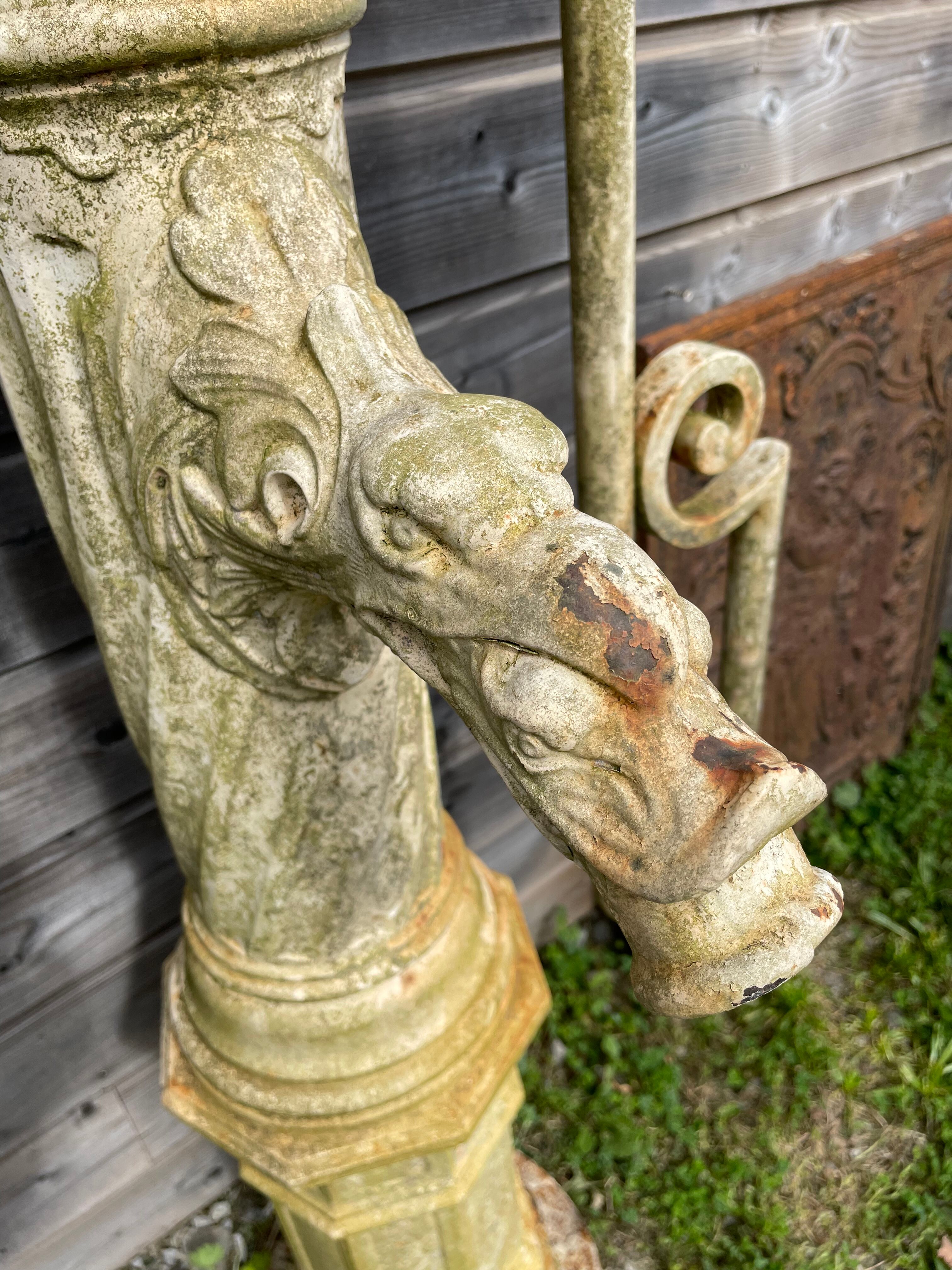 Old cast iron pump