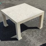 Bone marquetry coffee table