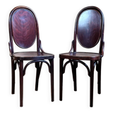 Pair of Horgen-Glaris bistro chairs from the 1920s