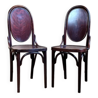 Pair of Horgen-Glaris bistro chairs from the 1920s