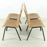 Set of 4 teak chairs from the 1960s
