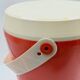 Tabouret de rangement orange Flair Pays-Bas années 70
