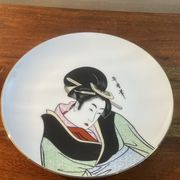 Assiette décorative geisha Japon