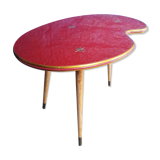 Coffee table extra tripod feet compass tray glass bean