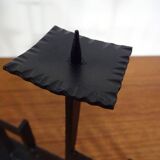 Brutalist Iron Candleholder, 1960s