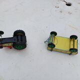 Tracteur et remorque métal à friction