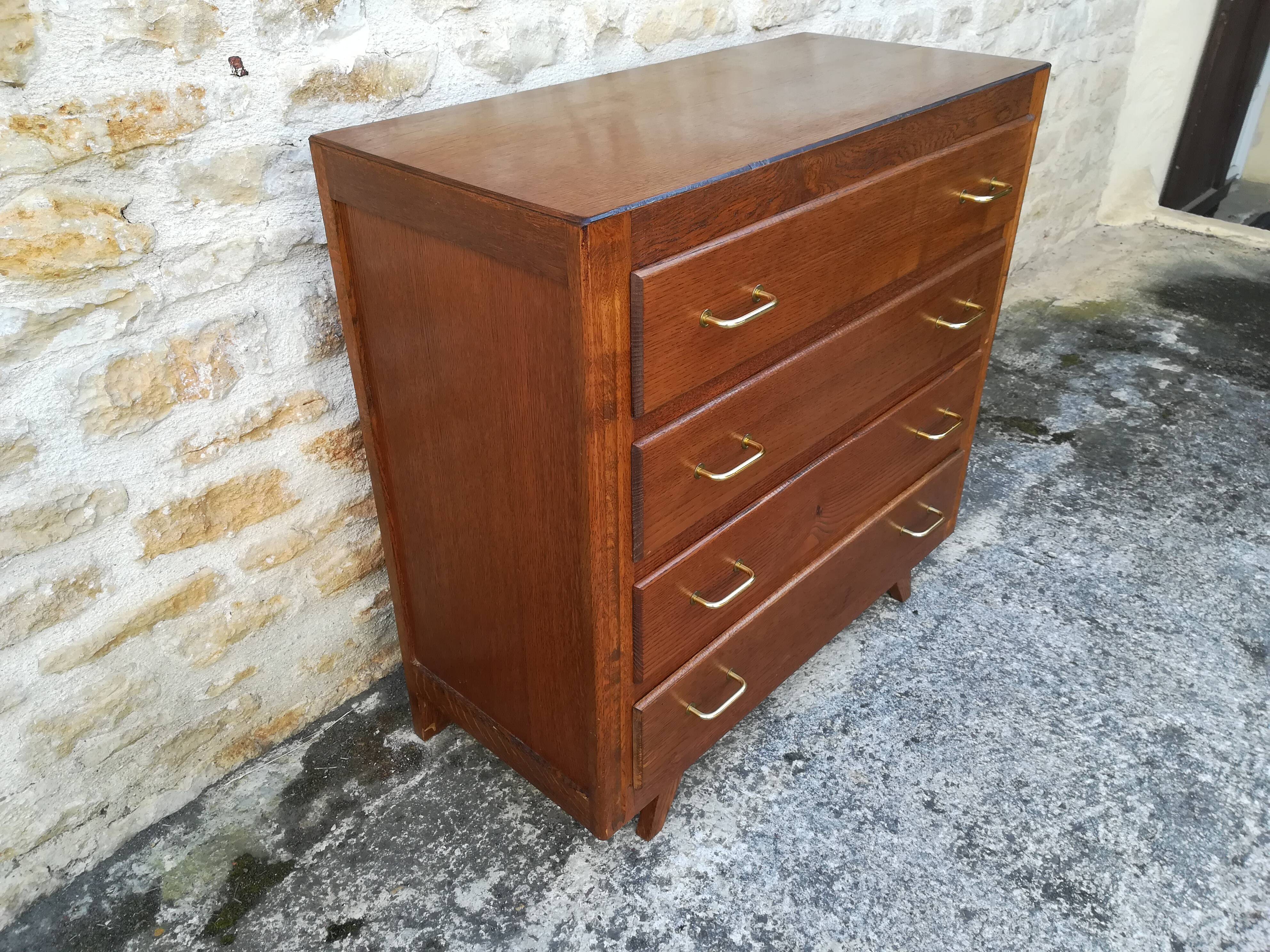 Commode vintage en chêne