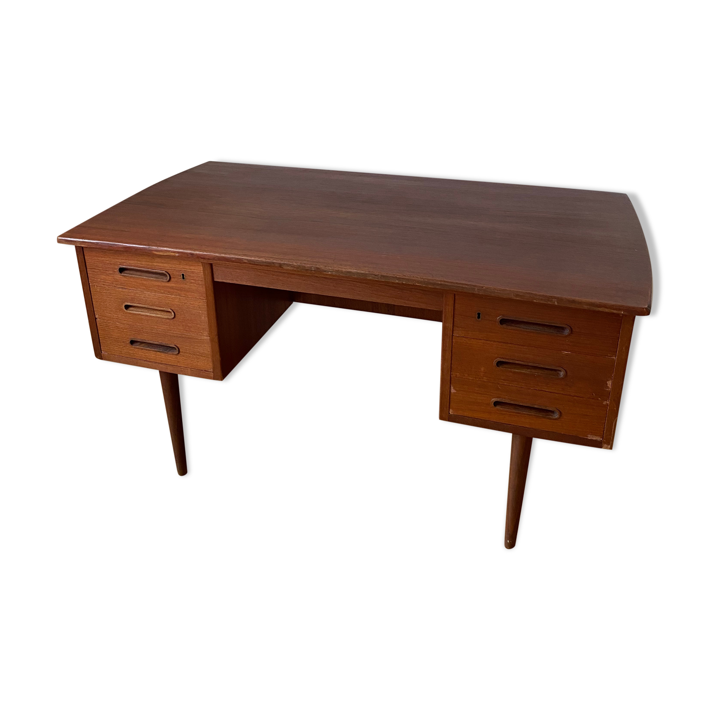 Scandinavian teak desk