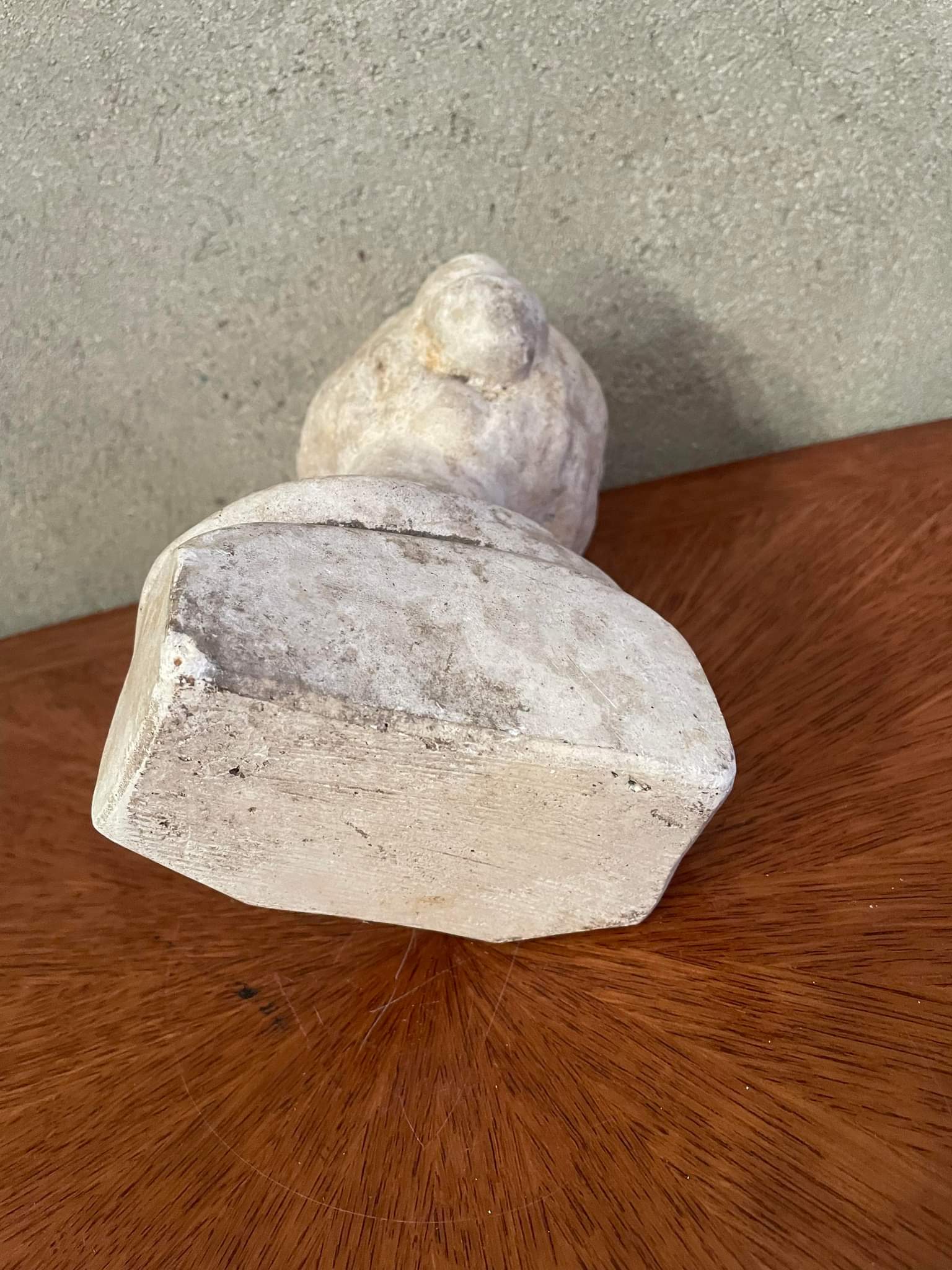 Vintage plaster bust of a woman