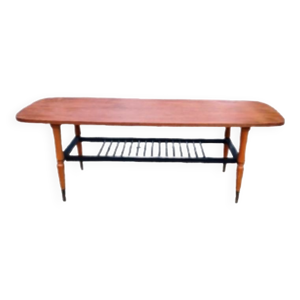 Table basse en teck danoise des
