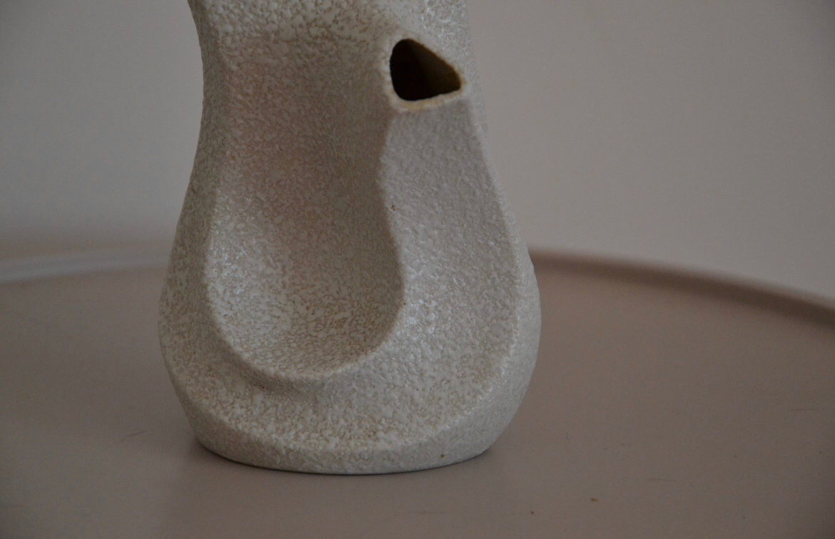 Minimalist design vase signed 1960s