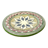 Vintage Safi ceramic cutting dish in Morocco