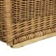 French wicker trunk