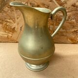 Antique Brass Pitcher Vintage Kitchen