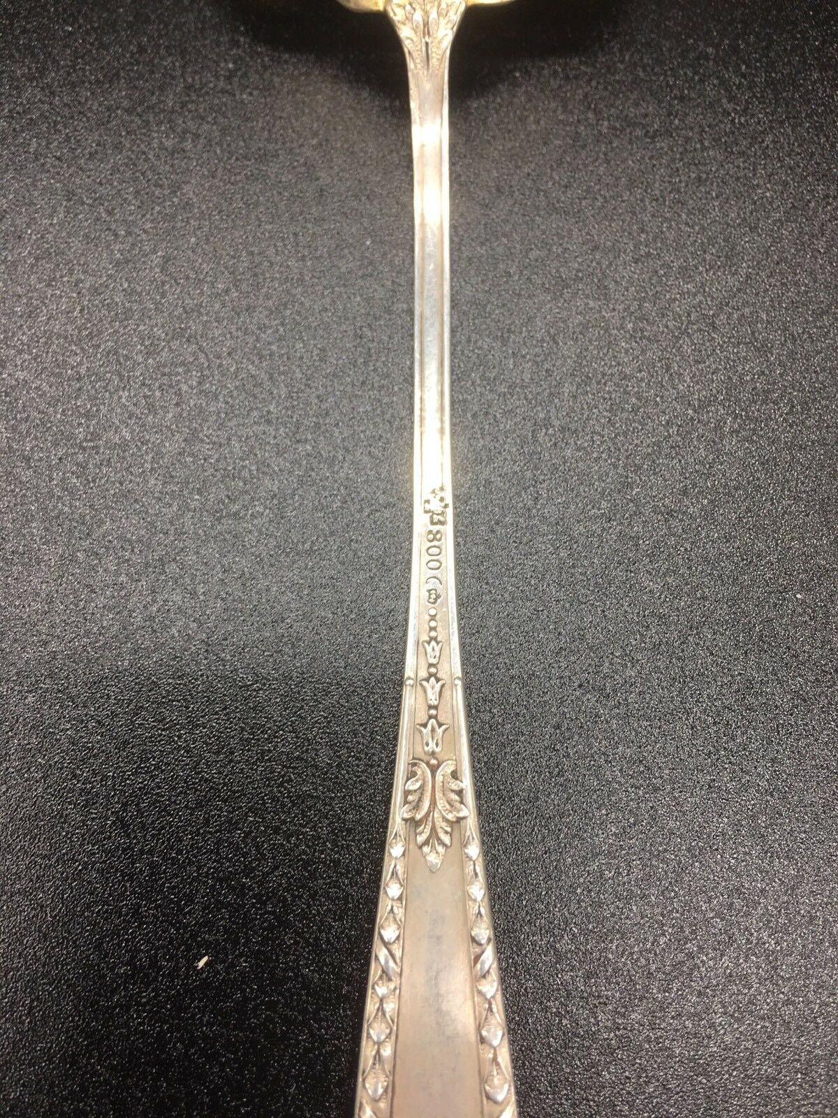 Solid silver tea spoon