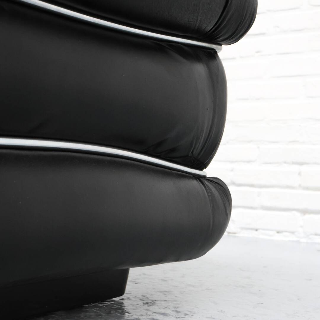 Fauteuil Pompon italien par Ceriotti 1970