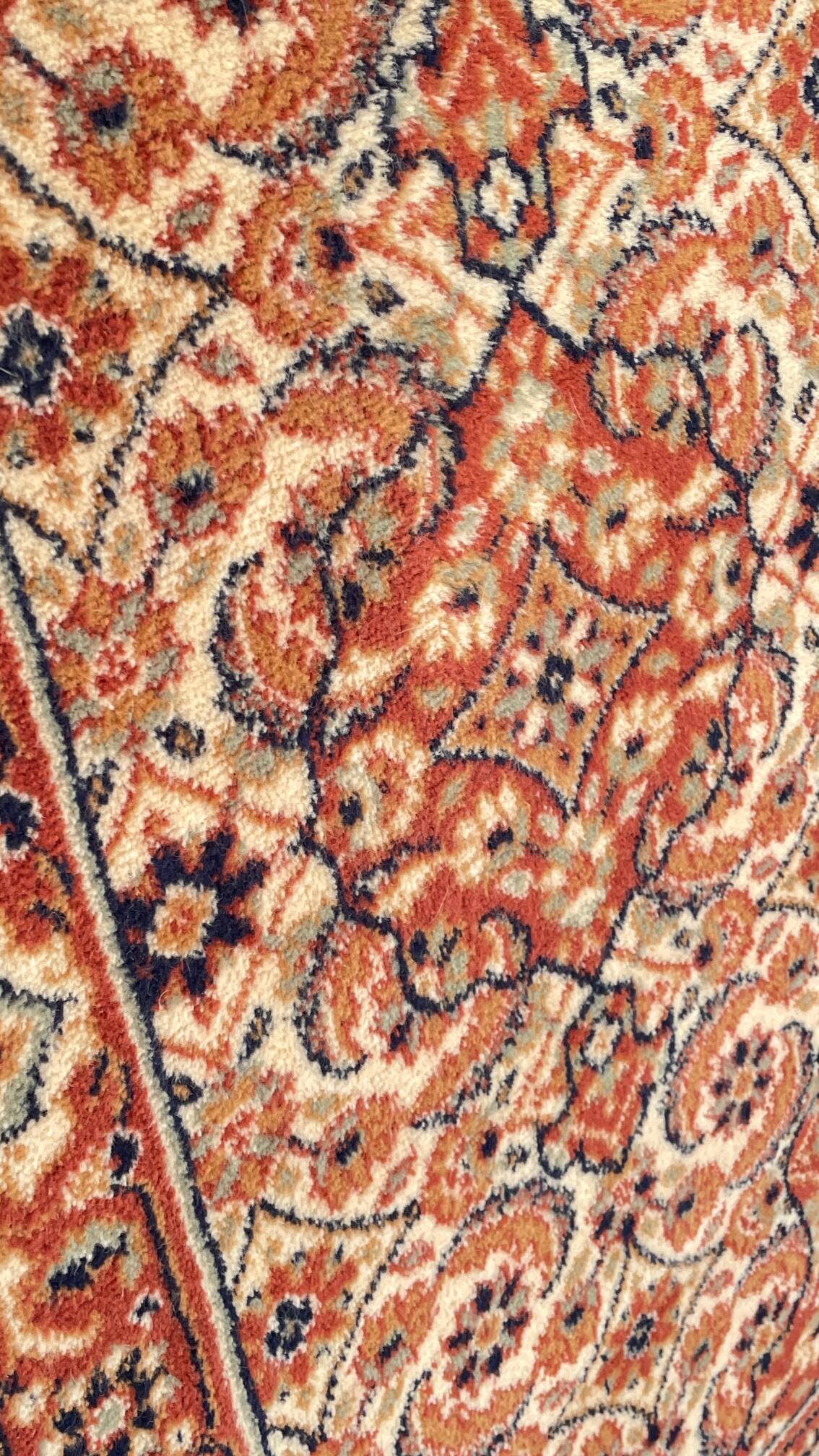 Vintage virgin wool rug