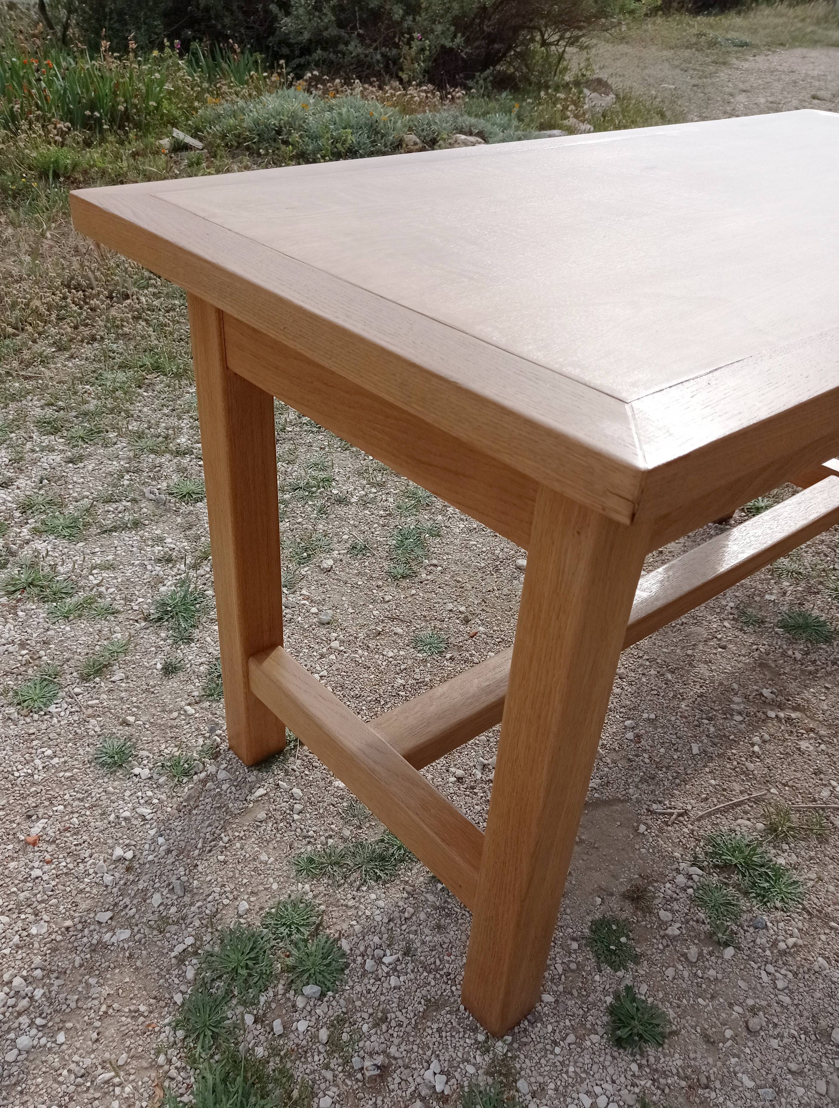 Oak farmhouse table
