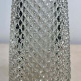 Crystal ewer with diamond tip and gilded metal - decanter - Italy 1930 - Art Deco
